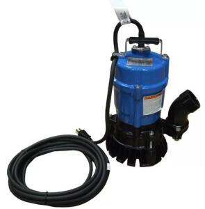 DESCRIPTION: (1) SUBMERSIBLE TRASH PUMP BRAND/MODEL: TSURUMI PUMP/HS2.4S-62 INFORMATION: HEAD MAX: 39'/FLOW MAX: 53 GPM RETAIL$: 321.00 SIZE: 10"D X 7