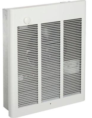 DESCRIPTION: (1) ELECTRIC WALL HEATER BRAND/MODEL: QMARK/CWH3508F INFORMATION: WHITE/1PHASE/208V/MISSING DIAL RETAIL$: 403.75 SIZE: 14-5/16"W X 18-1/4