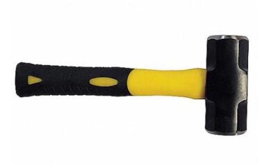 DESCRIPTION: (2) LARGE MALLET BRAND/MODEL: CONTEND/5EJM9 INFORMATION: CARBON STEEL/BLACK & YELLOW RETAIL$: 17.08 EACH SIZE: 1.69"HEAD WIDTH X 1.69"FAC