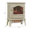 DESCRIPTION: (1) INFRARED QUARTZ ELECTRIC STOVE HEATER BRAND/MODEL: CHIMNEYFREE POWERHEAT #CFI-470-12-04 INFORMATION: CREAM RETAIL$: $70.00 SIZE: 17X1