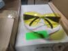 DESCRIPTION: (24) PAIRS OF SAFETY GLASSES BRAND/MODEL: NATIONAL SAFETY COMPANY INFORMATION: BLACK AND YELLOW RETAIL$: $3.28 EA QTY: 24