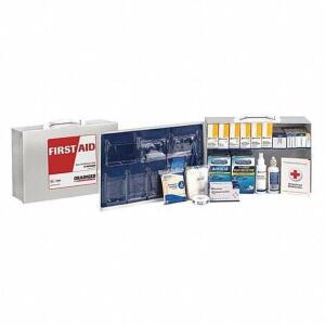 DESCRIPTION: (2) FIRST AID KIT BRAND/MODEL: GRAINGER #480F91 RETAIL$: $158.21 SIZE: 75 PERSON KIT QTY: 2