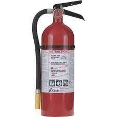 DESCRIPTION: (1) FIRE EXTINGUISHER BRAND/MODEL: KIDDE #1FBK1 INFORMATION: MONOAMMONIUM PHOSPHATE RETAIL$: $67.17 EA SIZE: 5 LB QTY: 1