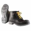 DESCRIPTION: (1) PAIR OF POLYBLEND CHEMICAL RESISTANT BOOTS BRAND/MODEL: DUNLOP #86103 INFORMATION: BLACK RETAIL$: $36.00 SIZE: SIZE SMALL QTY: 1