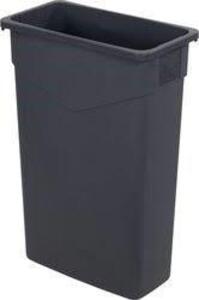 DESCRIPTION: (4) RECTANGLE TRASH CAN BRAND/MODEL: CARLISLE TRIMLINE #342020323 INFORMATION: GRAY RETAIL$: $30.00 EA SIZE: 23 GALLON QTY: 4