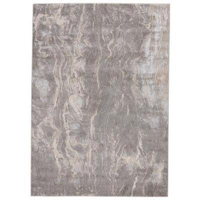 DESCRIPTION: (1) AREA RUG BRAND/MODEL: DRUZY #CFDR02B INFORMATION: SILVER RETAIL$: $369.99 SIZE: 6'7"X9' QTY: 1