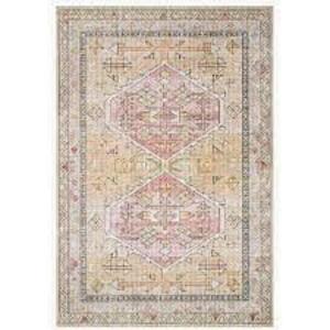 DESCRIPTION: (1) AREA RUG BRAND/MODEL: LOLOI RUG #SKYE-04 INFORMATION: GOLD/BLUSH RETAIL$: $300.00 SIZE: 2X3 QTY: 1