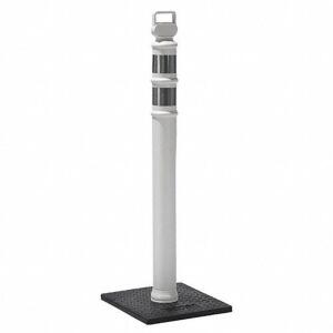 DESCRIPTION: (3) DELINEATOR POST BRAND/MODEL: GRAINGER #1EKV7 INFORMATION: WHITE RETAIL$: $31.69 EA SIZE: 45X4X18 QTY: 3