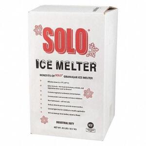 DESCRIPTION: (1) LIGHT BLUE GRANULAR ICE MELT BRAND/MODEL: SOLO #5UUY5 RETAIL$: $31.22 EA SIZE: 50 LB QTY: 1