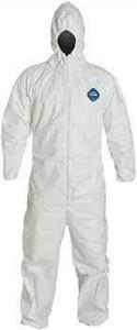 DESCRIPTION: (24) COVERALL WITH ELASTIC WRIST AND ANKLE BRAND/MODEL: KOOLGUARD #107-KG RETAIL$: $10.98 EA SIZE: SIZE 5XL QTY: 24