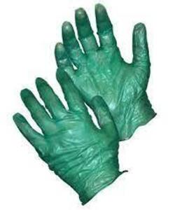 DESCRIPTION: (10) BOXES OF (100) VINYL POWDERED GLOVES BRAND/MODEL: AMBI-DEX #64-436 INFORMATION: GREEN RETAIL$: $9.42 EA SIZE: SIZE L QTY: 10