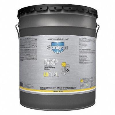 DESCRIPTION: (1) CHAIN AND WIRE ROPE LUBRICANT BRAND/MODEL: SPRAYON #30WK29 RETAIL$: $281.87 SIZE: 5 GALLON QTY: 1