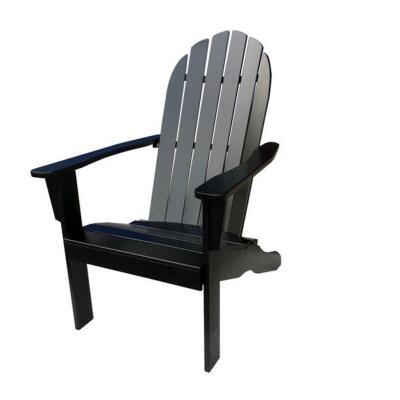 DESCRIPTION: (1) ADIRONDACK CHAIR BRAND/MODEL: MAINSTAYS MS11-301-004-01 INFORMATION: BLACK RETAIL$: $78.00 SIZE: 34.50 x 26.50 x 40.00" QTY: 1