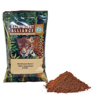 DESCRIPTION: (1) CASE OF (42) COLUMBIAN GROUND COFFEE PACKS BRAND/MODEL: RAINFOREST ALLIANCE 19613 RETAIL$: $54 SIZE: 2.5 OZ / PK QTY: 1