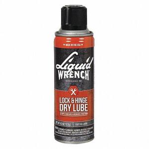 DESCRIPTION: (6) LOCK DRY LUBRICANT BRAND/MODEL: LIQUID WRENCH #54YT62 RETAIL$: $7.73 EA SIZE: 4.5 OZ QTY: 6