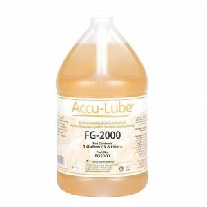 DESCRIPTION: (2) CUTTING OIL BRAND/MODEL: ACCU-LUBE #6VDT1 INFORMATION: GOLD RETAIL$: $124.45 EA SIZE: 1 GALLON QTY: 2