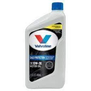 DESCRIPTION: (4) CONVENTIONAL MOTOR OIL BRAND/MODEL: VALVOLINE INFORMATION: 10W-30 RETAIL$: $5.99 EA SIZE: 1 QT QTY: 4