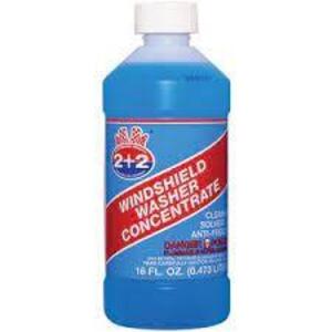 DESCRIPTION: (6) WINDSHIELD WASHER CONCENTRATE BRAND/MODEL: 2+2 RETAIL$: $18.70 EA SIZE: 16 FL OZ QTY: 6