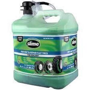 DESCRIPTION: (2)TIRE REPAIR AND SEALANT BRAND/MODEL: SLIME #1MRE4 RETAIL$: $50.00 EA SIZE: 1 GALLON QTY: 2