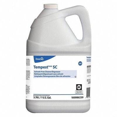 DESCRIPTION: (2) CLEANER DEGREASER BRAND/MODEL: DIVERSEY TEMPEST SC #489N76 RETAIL$: $45.00 EA SIZE: 1 GALLON QTY: 2