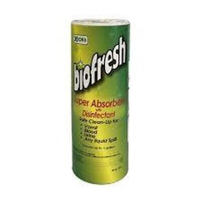 DESCRIPTION: (6) SUPER ABSORBENT WITH DISINFECTANT BRAND/MODEL: BIOFRESH RETAIL$: $8.00 EA SIZE: .95 QT QTY: 6