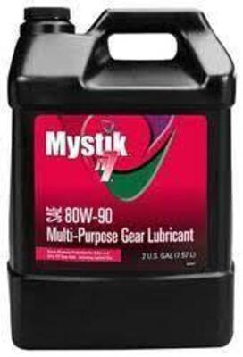 DESCRIPTION: (1) MULTI-PURPOSE GEAR LUBRICANT BRAND/MODEL: MYSTIK $JT7-80-90 INFORMATION: 80W-90 RETAIL$: $50.00 SIZE: 2 GALLON QTY: 1