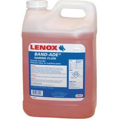 DESCRIPTION: (2) SAWING FLUID BRAND/MODEL: LENOX BAND ADE RETAIL$: $28.00 EA SIZE: 3.8 L QTY: 2