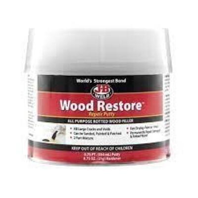 (2) INTERIOR EXTERIOR REPAIR PUTTY WOOD FILLER