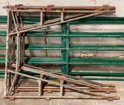 (4) - PCS. OF EZEBILT UNIVERSAL GALVANIZER PANEL SCAFFOLDING