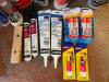 ASSORTED ADHESIVES AND PAINT AS SHOWN - 4