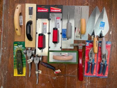 ASSORTED HAND TOOLS AS SHOWN