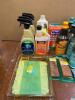 ASSORTED CLEANING SUPPLIES AS SHOWN - 8