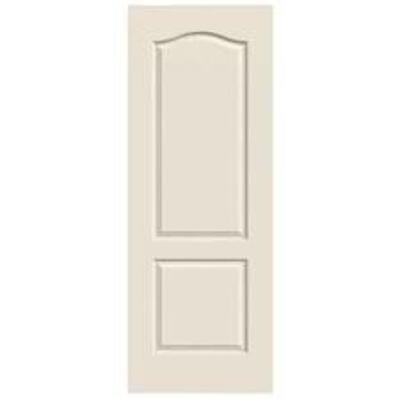 (2) 30 IN. X 80 IN. CONTINENTAL PRIMED SMOOTH MOLDED COMPOSITE MDF INTERIOR DOOR SLAB (SEE ADDITIONAL PHOTOS FOR MINOR SCUFFS)