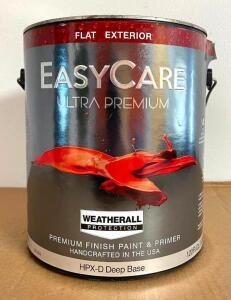 (3) ULTRA PREMIUM DEEP BASE WEATHERALL PAINT AND PRIMER- FLAT EXTERIOR