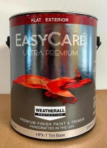 (1) ULTRA PREMIUM TINT BASE WEATHERALL PAINT AND PRIMER- FLAT EXTERIOR