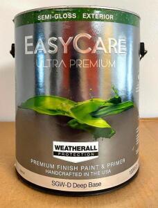 (3) ULTRA PREMIUM DEEP BASE FINISH PAINT AND PRIMER- SEMI GLOSS EXTERIOR