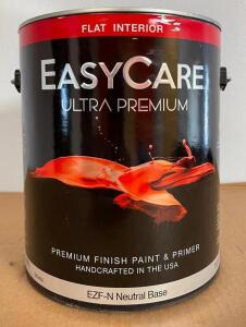 (5) PREMIUM FINISH NEUTRAL BASE PAINT AND PRIMER- FLAT INTERIOR