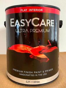 (2) PREMIUM FINISH WHITE PAINT AND PRIMER- FLAT INTERIOR