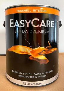 (5) PREMIUM FINISH DEEP BASE PAINT AND PRIMER- EGGSHELL INTERIOR