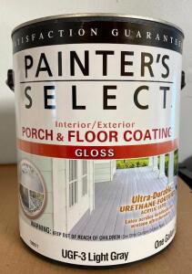 (2) INTERIOR/EXTERIOR LIGHT GRAY PORCH AND FLOOR COATING- GLOSS