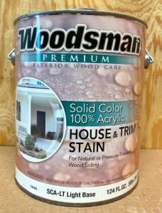 (3) HOUSE AND TRIM LIGHT BASE STAIN- SOLID COLOR