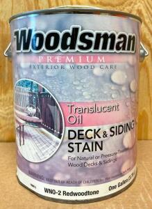 (2) DECK AND SIDING REDWOODTONE STAIN- TRANSLUCENT OIL