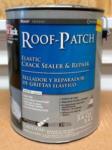 (2) ELASTIC CRACK SEALER AND REPAIR ROOF PATCH- WHITE