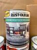 ASSORTED INTERIOR AND EXTERIOR WATER/MILDEW PROOFING PAINT AS SHOWN - 6