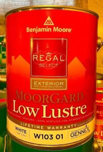 (3) REGAL SELECT EXTERIOR MOORGARD LOW LUSTRE-WHITE