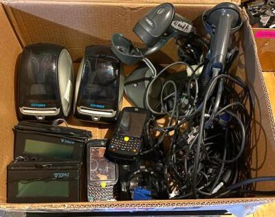 ASSORTED POS EQUIPMENT AND SCANNERS AS SHOWN