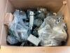 BOX OF ASSORTED METAL OUTLETS AND LIGHT BOXES