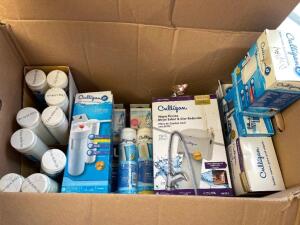 BOX OF ASSORTED CULLIGAN WATER FILTERS