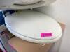 (3) ASSORTED WHITE TOILET SEATS - 3