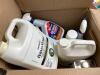 BOX OF ASSORTED CLEANERS AND DISINFECTANT - 3